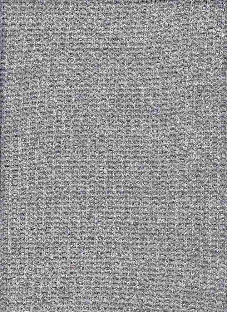 SP2569 / H.GRAY / 99% Poly 1% Spandex Boucle Sweater