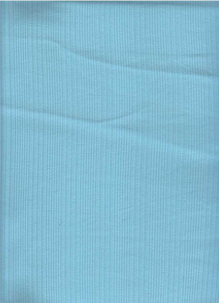 PC-3106 / POWDER BLUE / 93% Cotton 7% Span Varigated Rib