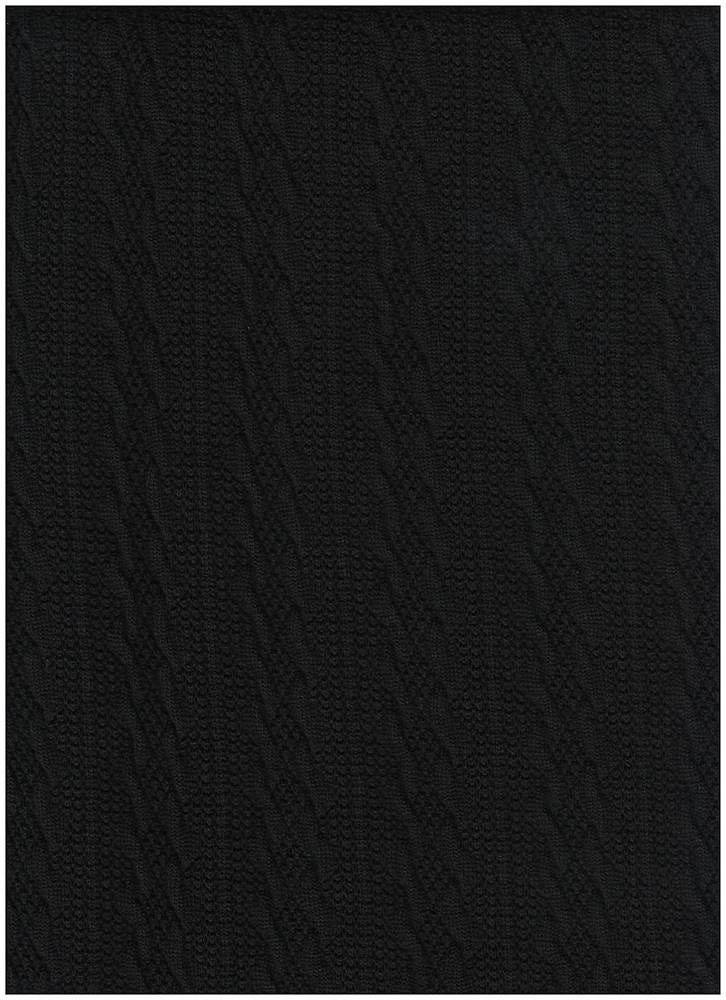 SP-2620 / BLACK / 99% Poly 1% Spandex Twist Sweater