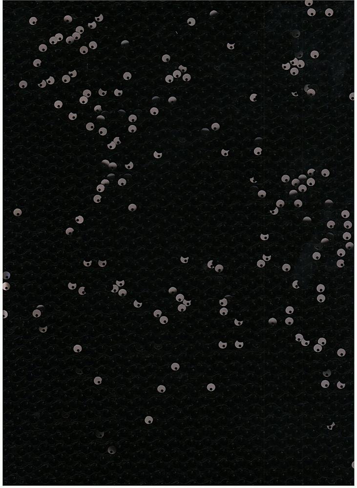 SEQ-2324 / BLACK / 100% Poly Velvet With All Over Sequins