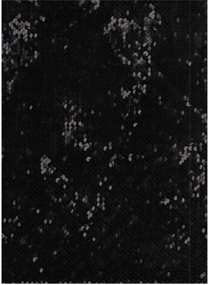 SEQ-2325 / BLACK / 100% Poly Mesh With All Over Sequins
